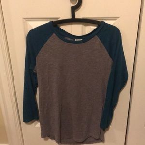 Baseball T-shirt long 3 quarter sleeve